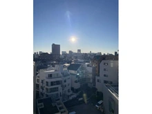 【東京都/渋谷区恵比寿】恵比寿ブルーメ 眺望：ルーフバルコニーから（三田方面）