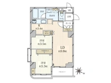 【東京都/荒川区荒川】シティハイツ三ノ輪 間取り図