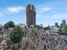 【東京都/港区元麻布】パシフィック麻布マンション 眺望：北側窓から
