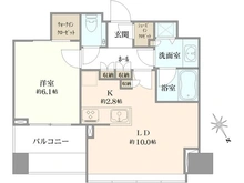 【東京都/港区三田】シティタワー麻布十番 間取り図