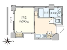 【東京都/渋谷区千駄ヶ谷】千駄ヶ谷フラワーマンション 間取り図