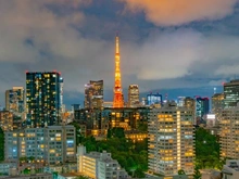 【東京都/港区三田】ザ・パークハウス三田ガーデン 眺望：バルコニーから（ズーム有）