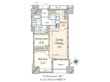 【東京都/新宿区市谷本村町】THE CENTER TOKYO　ザ・センター東京 間取り図
