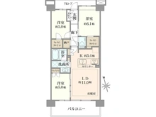 【東京都/江東区東砂】ジオ南砂町 間取り図