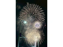 【神奈川県/藤沢市片瀬海岸】ヴィルヌーブ片瀬江ノ島マリンテラス ふじさわ江の島花火大会の模様
