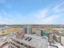 【神奈川県/川崎市中原区丸子通】ジオ新丸子 眺望：北東側バルコニーから