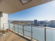 【神奈川県/川崎市中原区丸子通】ジオ新丸子 バルコニー：南東側バルコニー