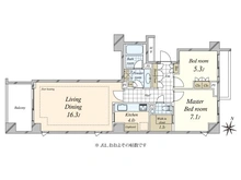 【東京都/渋谷区鶯谷町】センチュリーフォレスト A棟 間取り図