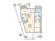 【東京都/港区白金】ザ・レジデンス白金スイート 間取り図