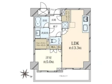 【東京都/港区高輪】グローリオ白金高輪 間取り図