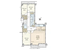 【東京都/港区高輪】クラッシィハウス高輪 間取り図