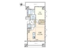 【東京都/新宿区西新宿】ラコント新宿セントラルパークアパートメント 間取り図