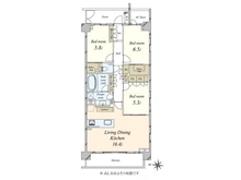 【東京都/世田谷区千歳台】パークハウス世田谷千歳台コンフォート 間取り図