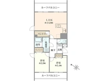【東京都/調布市仙川町】ライオンズマンション仙川 間取り図