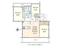 【東京都/杉並区久我山】テラス久我山 間取り図