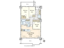 【東京都/世田谷区桜上水】桜上水ガーデンズ I棟 間取り図