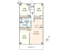 【東京都/世田谷区南烏山】ネオコーポ芦花公園 C棟 間取り図