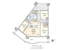 【東京都/世田谷区桜上水】桜上水ガーデンズ G棟 間取り図