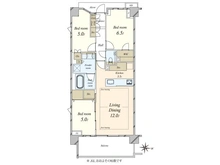 【東京都/調布市緑ケ丘】プラウド仙川緑ケ丘 間取り図