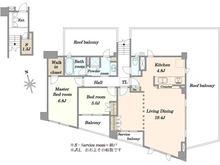 【東京都/世田谷区桜丘】パークハウス世田谷桜丘 間取り図