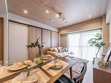 【東京都/世田谷区宮坂】経堂コンド リビング・ダイニング：家具付きの価格となります。