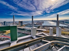 【東京都/港区台場】THE TOWERS DAIBA ザ・タワーズ台場 WEST 共用部：EAST棟スカイテラスからの眺望