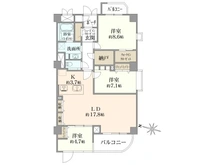 【東京都/世田谷区宮坂】サンリーノ経堂ザ・レジデンス 間取り図