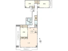 【東京都/世田谷区梅丘】レクセル梅ヶ丘 間取り図