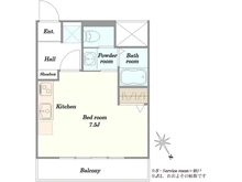 【東京都/世田谷区代沢】マンションロダン 間取り図