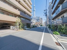 【東京都/墨田区東駒形】菱和パレス本所吾妻橋ステーションビュー 前面道路