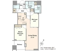 【東京都/品川区大崎】大崎ウエストシティタワーズ W棟 間取り図