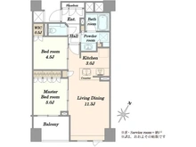【東京都/渋谷区代々木】ブランズ代々木参宮橋 間取り図