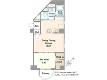 【東京都/品川区西五反田】イトーピア五反田マンション 間取り図