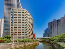 【東京都/品川区北品川】パークシティ大崎ザレジデンス 外観：当該マンション中央左側