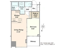 【東京都/品川区大崎】大崎ウエストシティタワーズ W棟 間取り図