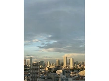 【東京都/品川区西五反田】アトラスタワー五反田 眺望：リビングから
【目黒川】ビュー　※天候による