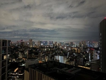 【東京都/品川区西五反田】プラウドタワー目黒MARC 眺望：バルコニーから(夜景)