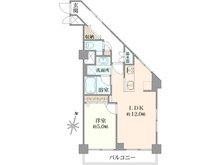 【東京都/渋谷区代官山町】キャッスルマンション代官山 間取り図