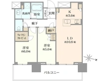 【東京都/品川区西五反田】プラウドタワー目黒MARC 間取り図