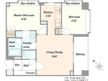 【東京都/品川区小山】カーサフェリス武蔵小山II 間取り図