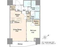【東京都/品川区西五反田】クラッシィスイート五反田 間取り図