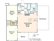 【東京都/世田谷区上北沢】レ・ジェイド上北沢 間取り図