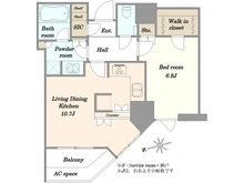 【東京都/港区白金台】プラウドタワー白金台 間取り図