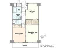 【東京都/豊島区高田】目白ガーデニア 間取り図