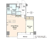 【東京都/荒川区南千住】ウィン南千住エクシオン 間取り図