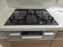 【東京都/品川区北品川】グローリア初穂御殿山 キッチン：三口コンロ