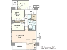 【東京都/大田区東糀谷】ライオンズウイングゲート 間取り図