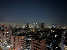 【東京都/品川区平塚】クレストフォルム戸越 眺望：バルコニーからの夜景