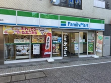 【東京都/品川区平塚】クレストフォルム戸越 ファミリーマート戸越銀座店（現地より約310m）