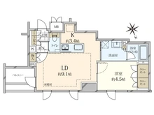【東京都/中央区八丁堀】インプレスト東京八丁堀ル・サンク 間取り図